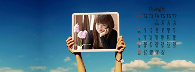 Tạo cover facebook chào tháng 6