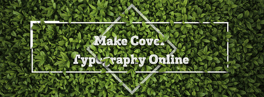 Tạo ảnh bìa typography online