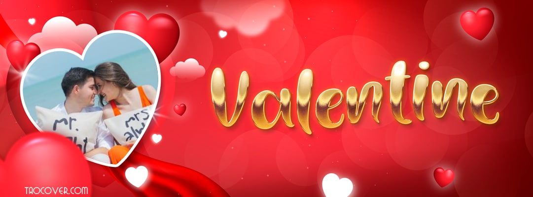 Tạo cover Facebook Valentine với ảnh của bạn